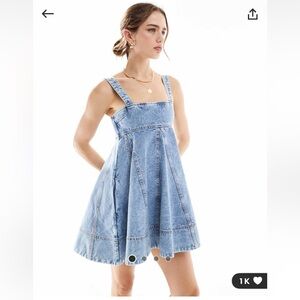 Babydoll Denim Dress